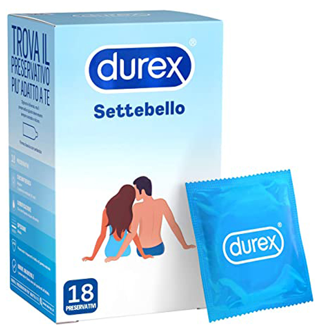 PROFILATTICO DUREX SETTEBELLO CLASSICO 18 PEZZI - Farmastop