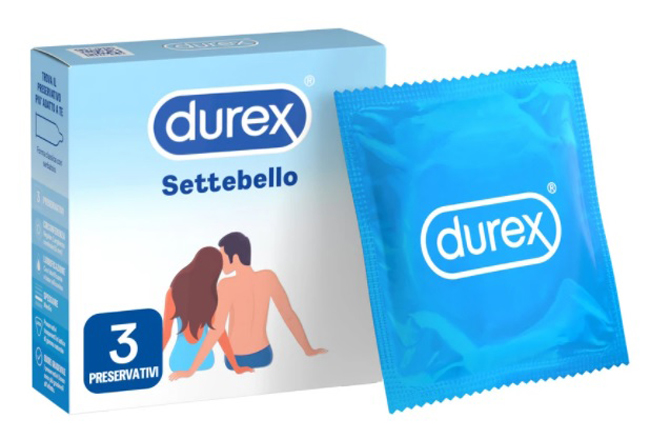 PROFILATTICO DUREX SETTEBELLO CLASSICO 3 PEZZI - Farmastop