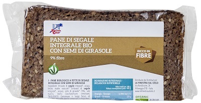 FSC BIOFIBRE+ PANE DI SEGALE INTEGRALE CON SEMI DI GIRASOLE BIOLOGICO AD ALTO CONTENUTO DI FIBRE 500 G - Farmastop