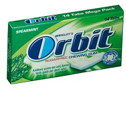ORBIT SPEARMINT SUGAR FREE - Farmastop