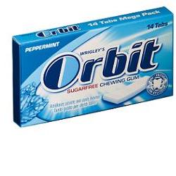 ORBIT PEPPERMINT SUGAR FREE - Farmastop