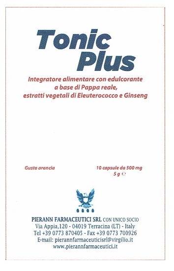 TONIC PLUS ARANCIA 10 CAPSULE - Farmastop