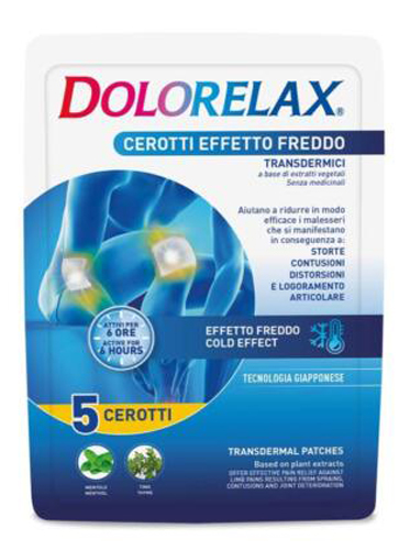 DOLORELAX CEROTTO EFFETTO FREDDO 5 PEZZI - Farmastop