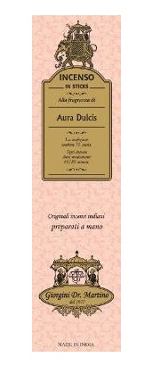 INCENSO AURA DULCIS 10 STICKS - Farmastop