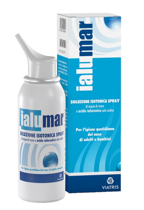 SOLUZIONE ISOTONICA SPRAY DI ACQUA DI MARE ACIDO IALURONICO SALE SODICO PER IGIENE NASO ADULTI E BAMBINI 100ML - Farmastop