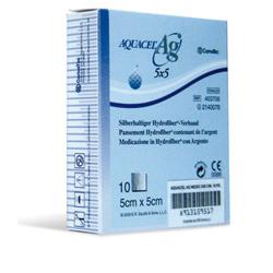 MEDICAZIONE SPECIALE ATTIVA AQUACEL AG MEDIC 5X5CM 10 PEZZI - Farmastop