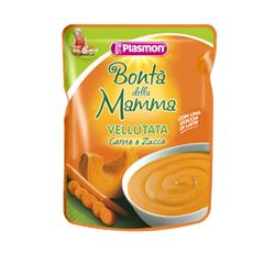 PLASMON POUCHES VELLUTATA DI CAROTE E ZUCCA 180 G - Farmastop
