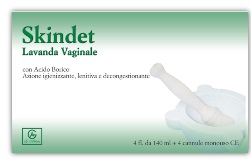 SKINDET LAVANDA VAGINALE 4 FLACONI 140 ML + 4 CANNULE MONOUSO IN BLISTER - Farmastop