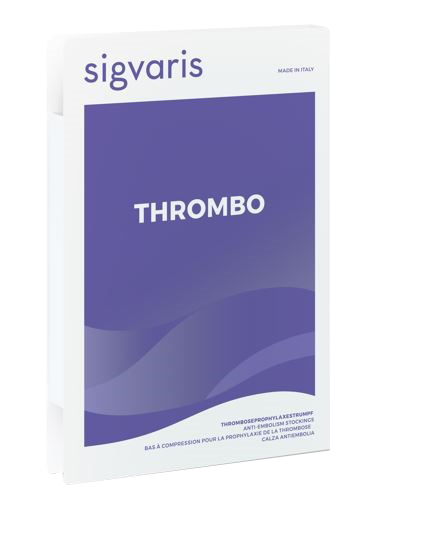 SIGVARIS THROMBO MONOCOLLANT LUNGO PUNTA APERTA BIANCO M - Farmastop