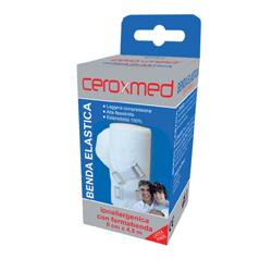 BENDA ELASTICA CEROXMED 10X450 CM CON GANCIO 1 PEZZO - Farmastop
