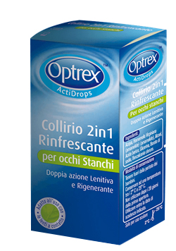 GOCCE OCULARI OPTREX ACTIDROPS 2IN1 RINFRESCANTE OCCHI STANCHI 1 PEZZO - Farmastop