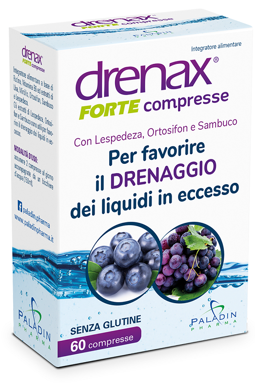 DRENAX FORTE MIRTILLO 60 COMPRESSE - Farmastop