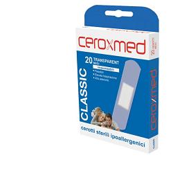 CEROXMED CLASSIC TRASPARENTI 7,2 CM X 1,9 CM 20 CEROTTI MEDI - Farmastop