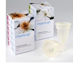 COPPETTA MESTRUALE MOONCUP TAGLIA A GRANDE PER DONNE CON PIU' DI 30 ANNI - Farmastop