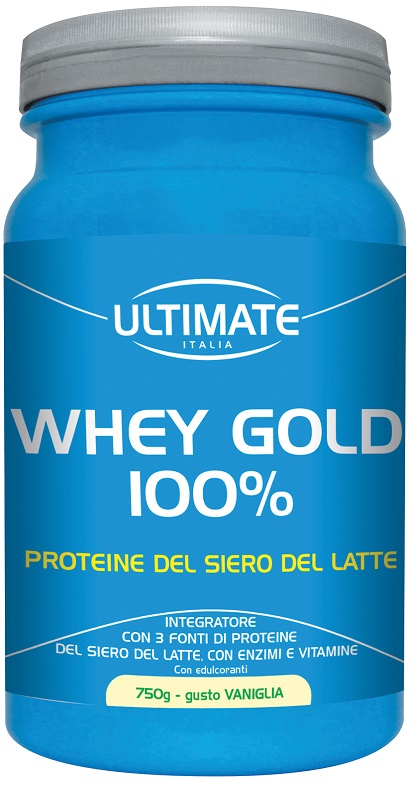 ULTIMATE WHEY GOLD 100 % VANIGLIA 750 G - Farmastop