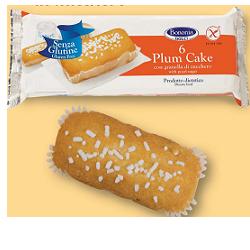 BONONIA PLUMCAKE CON GRANELLA DI ZUCCHERO SENZA GLUTINE 6 X 37 G - Farmastop