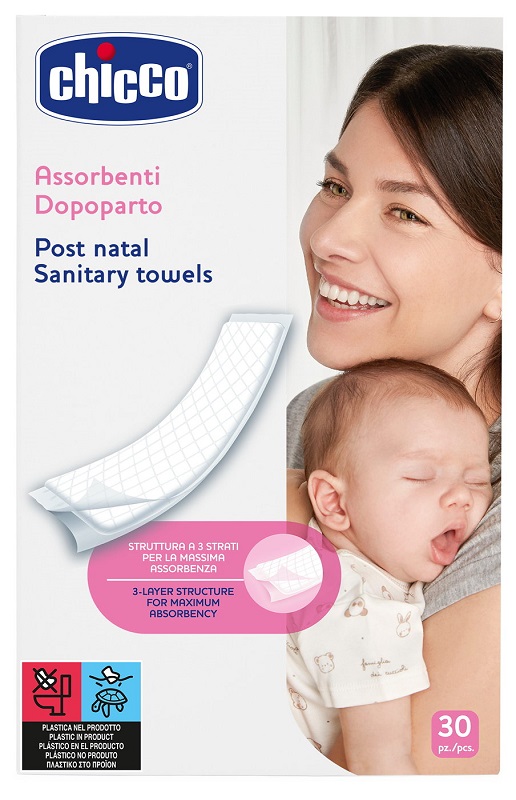 CHICCO ASSORBENTI PROTECTION POSTPARTO 30 PEZZI - Farmastop