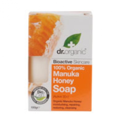 DR ORGANIC MANUKA HONEY MIELE DI MANUKA SOAP SAPONETTA 100 G - Farmastop