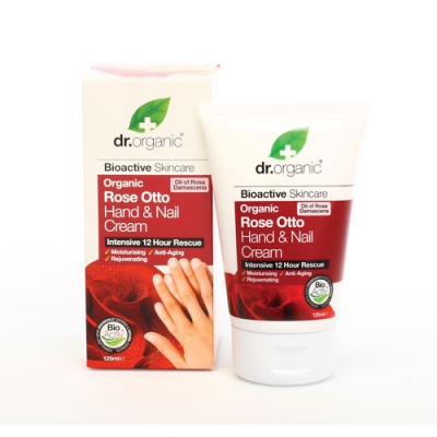 DR ORGANIC ROSE OTTO ROSA HAND NAIL CREAM CREMA MANI 125 ML - Farmastop