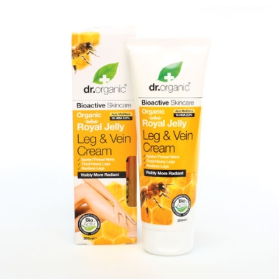 DR ORGANIC ROYAL JELLY PAPPA REALE LEG VEIN CREAM CREMA GAMBE 200 ML - Farmastop