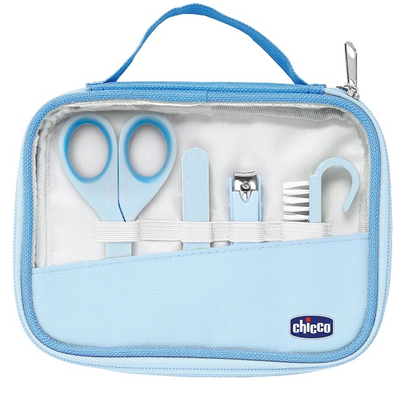 CHICCO SET UNGHIE BAMBINO AZZURRO-VERDE - Farmastop