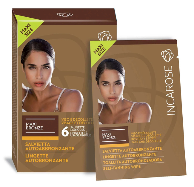 INCAROSE MAXI BRONZE 6 SALVIETTE VEG* - Farmastop