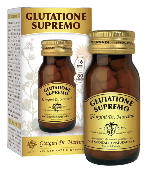 GLUTATIONE SUPREMO 80 PASTIGLIE - Farmastop