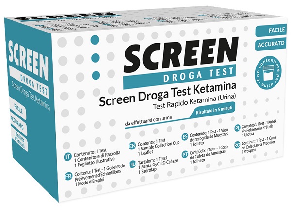 DROGA TEST CHE RILEVA UNA SOSTANZA KETAMINA SCREEN DROGA TEST KETAMINA - Farmastop