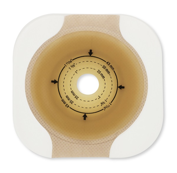 PLACCA CONFORM 2 FORMAFLEX CON ADESIVO BARRIERA PROTETTIVA A SPESSORE DIFFERENZIATO RILIEVI CIRCOLARI FILM DI SUPPORTO ANELASTICO FLANGIA FLOTTANTE 70 MM 5 PEZZI - Farmastop