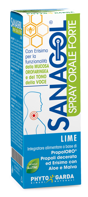 SANAGOL SPRAY FORTE PROPOLI LIME 20 ML - Farmastop