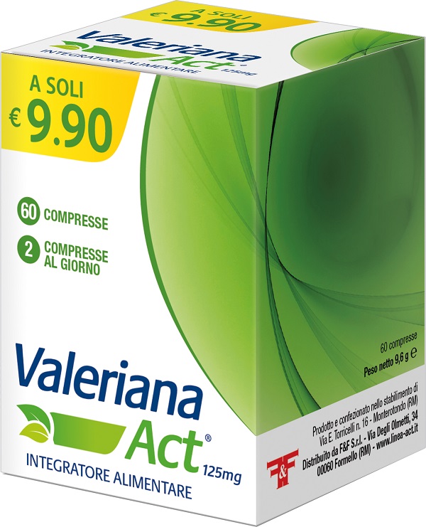VALERIANA ACT 60 COMPRESSE - Farmastop