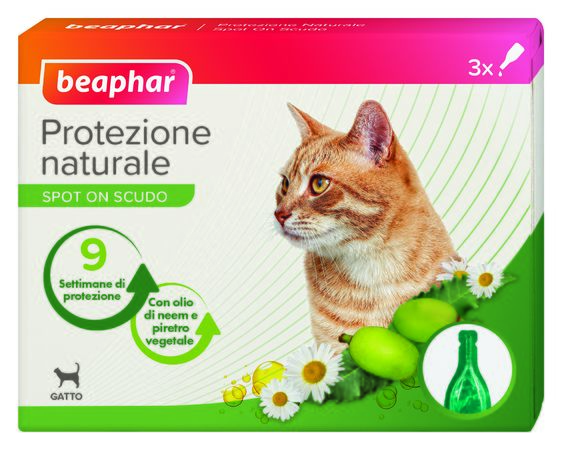 PROTEZIONE NAT SPOT ON GATTO 3 PIPETTE DA 1 ML - Farmastop
