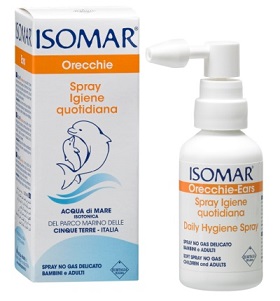 ISOMAR ORECCHIE ACQUA DI MARE SPRAY NO GAS PER IRRIGAZIONE DELL'ORECCHIO 50ML - Farmastop