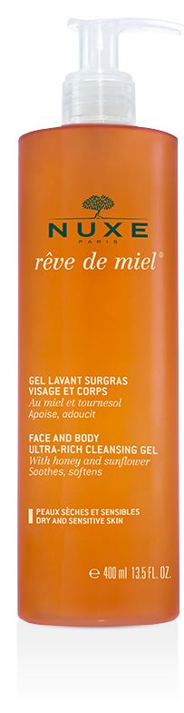 NUXE REVE DE MIEL GEL LAVANT SURGRAS VISAGE ET CORPS 400 ML - Farmastop