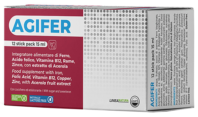 AGIFER 12 STICK 15 ML - Farmastop