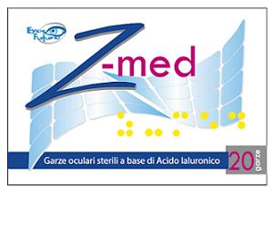 GARZA OCULARE Z MED MEDICATA CON ACIDO IALURONICO STERILE 20 BUSTE - Farmastop