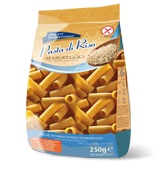 PIACERI MEDITERRANEI PASTA RISO RIGATONI 250 G - Farmastop