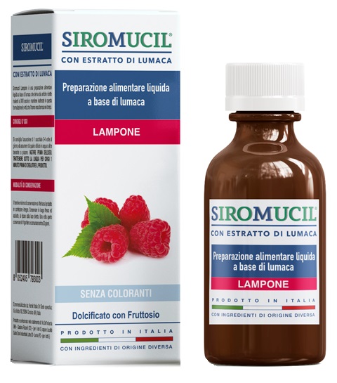 SIROMUCIL PREPARATO ALIMENTARE CON ESTRATTO DI LUMACA AL LAMPONE 150 ML - Farmastop