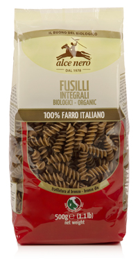 FUSILLI 100% FARRO INTEGRALE BIO 500 G - Farmastop