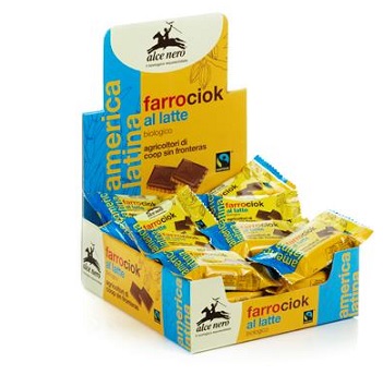 BISCOTTO DI FARRO E CIOCCOLATO AL LATTE BIO FAIRTRADE 28 G - Farmastop