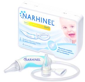 ASPIRATORE NASALE NARHINEL SOFT 1 PEZZO + 2 RICAMBI - Farmastop