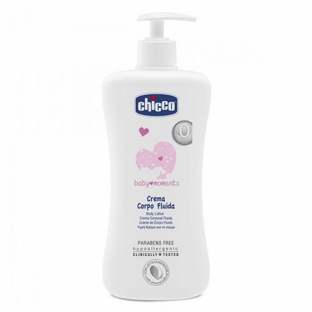 CHICCO COSMETICI BABY MOMENTS CREMA CORPO 500 ML - Farmastop