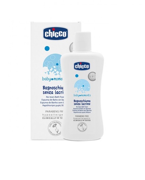 CHICCO COSMETICI BABY MOMENTS BAGNOSCHIUMA 200 ML - Farmastop