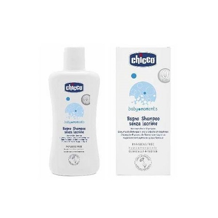 CHICCO COSMETICI BABY MOMENTS BAGNOSHAMPOO 200 ML - Farmastop