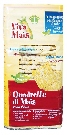 VIVA MAIS QUADRETTE DI MAIS SENZA SALE E SENZA LIEVITO 130 G - Farmastop