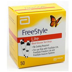 STRISCE MISURAZIONE GLICEMIA FREESTYLE LITE 50 PEZZI - Farmastop