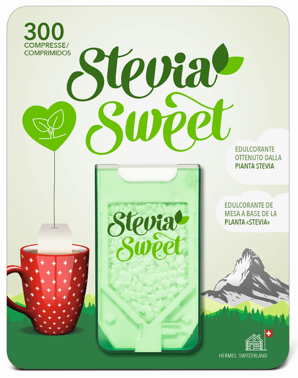 HERMESETAS STEVIA 300 COMPRESSE - Farmastop
