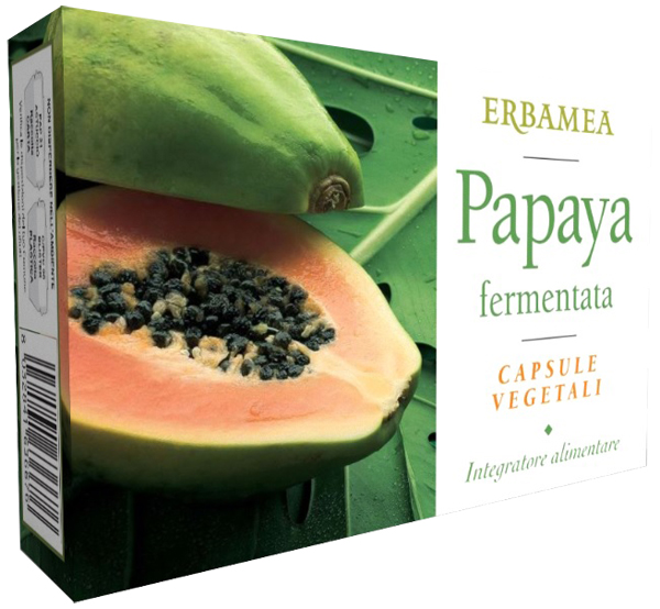 PAPAYA FERMENTATA 24 CAPSULE VEGETALI DA 493 MG - Farmastop