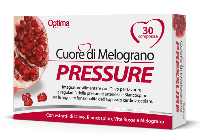 CUORE DI MELOGRANO PRESSURE 30 COMPRESSE 1 G - Farmastop