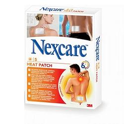 CEROTTO RISCALDANTE NEXCARE HEAT PATCH 5 PEZZI - Farmastop